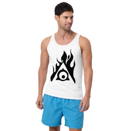 Fire of illuminati Men's Tank Top